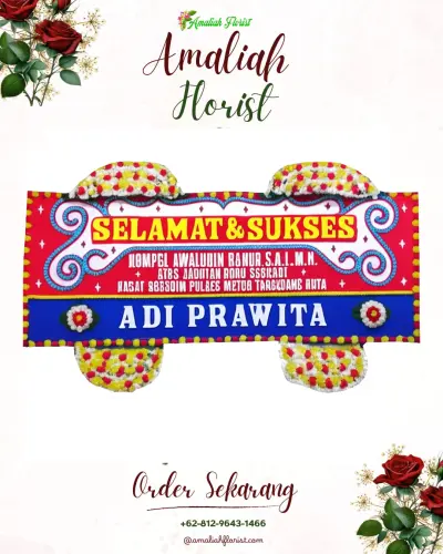 Karangan Bunga Ucapan Selamat di Jalatunda